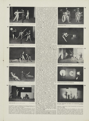 Oskar Schlemmer, « Bühne », Bauhaus, no 3, 1927, p. 3.